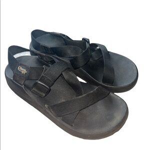 Black chacos size 9